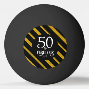 Balle De Ping Pong 50 et Fabulous Black and Gold