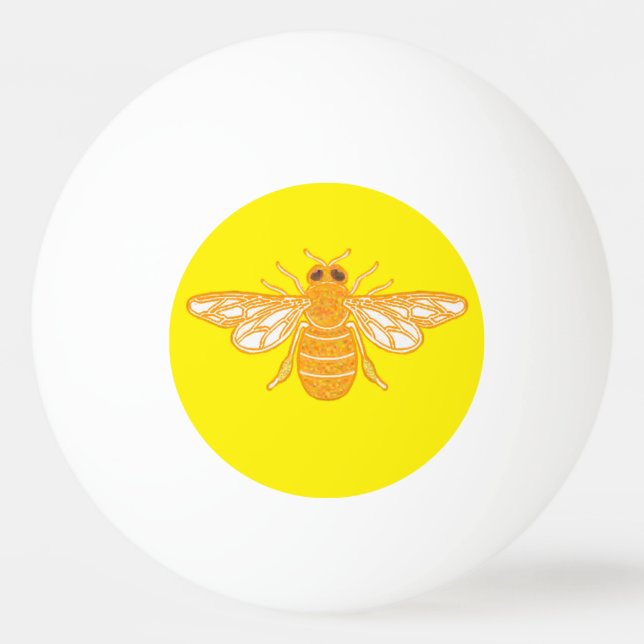 Balle De Ping Pong Abeille d'or (Devant)