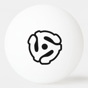 Balle De Ping Pong Adaptateur vinyle de 7 pouces 45 tr/min insérez l'