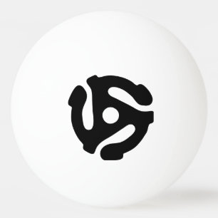 Balle De Ping Pong Adaptateur vinyle de 7 pouces 45 tr/min insérez l'
