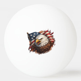 Balle De Ping Pong Aigle Américain Féroce – Conception de Puissance P