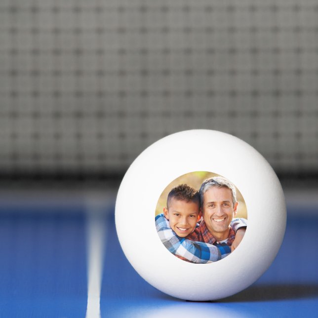 Balle De Ping Pong Ajouter votre photo personnalisée personnalisée (Filet)