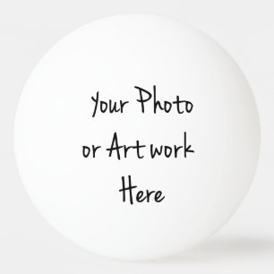 Balle De Ping Pong Ajouter Votre Propre Art, Photo, Texte