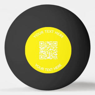 Balle De Ping Pong Ajouter votre propre ronde QR Code texte Analyse M