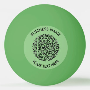 Balle De Ping Pong Ajoutez votre propre balayage QR de code rond Mini