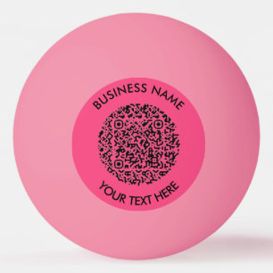 Balle De Ping Pong Ajoutez votre propre balayage QR de code rond Mini