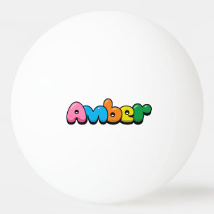 Balle De Ping Pong Ambre