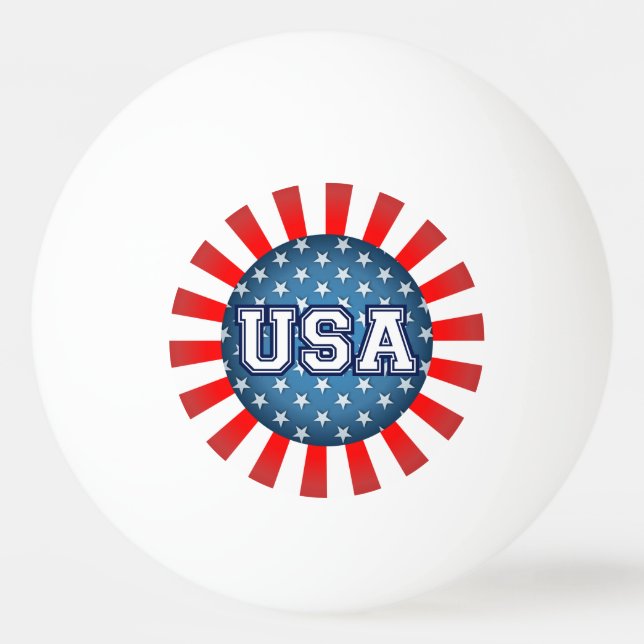 Balle De Ping Pong Américain (Devant)