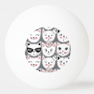 Balle De Ping Pong Animaux amusants Set_014