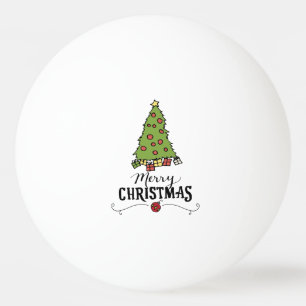 Balle De Ping Pong Arbre de Noël avec décoration Cadeaux