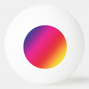 Balle De Ping Pong Arc-en-ciel Couleurs Ping Pong Ball