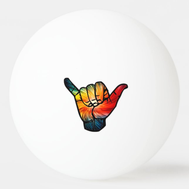 Balle De Ping Pong Arc-en-ciel de Shaka (Devant)