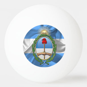Balle De Ping Pong Armoiries de l'Argentine