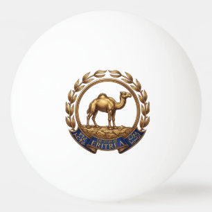 Balle De Ping Pong Armoiries de pays Érythrée symbole emblème drapeau