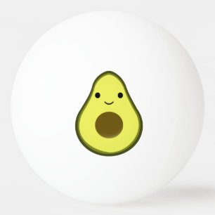 Balle De Ping Pong Avocat mignon de Kawaii
