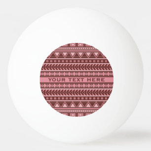 Balle De Ping Pong Aztec Motif table de ping-pong personnalisée