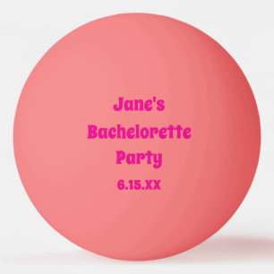 Balle De Ping Pong Bachelorette Party Ping Pong Balls