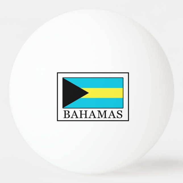 Balle De Ping Pong Bahamas (Devant)