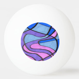 Balle De Ping Pong Bal de ping-pong Abstrait "Matin Cool"