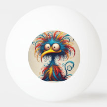 Bal de ping-pong amusant