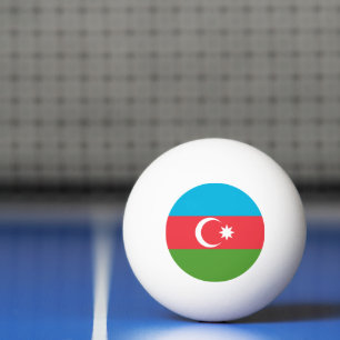 Balle De Ping Pong Bal de ping-pong patriotique avec Drapeau d'Azerba