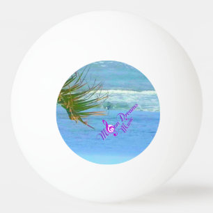 Balle De Ping Pong Bal rose bleu océan