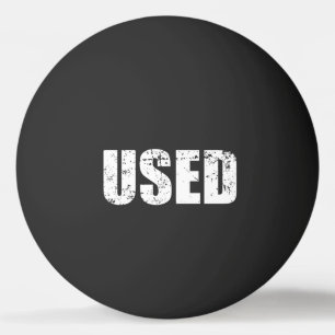 BALLE DE PING PONG BALLE DE PING-PONG UTILISÉE