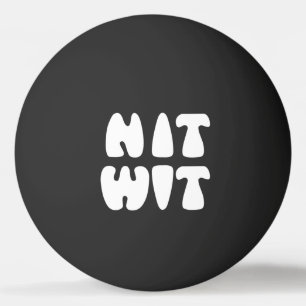 BALLE DE PING PONG BALLE DE PONG DE NITWIT