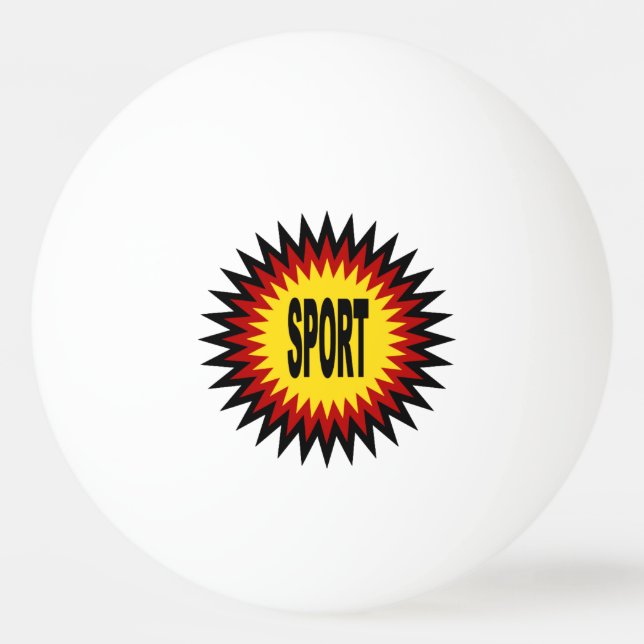 Balle De Ping Pong Balle deping-pong blanche 3étoile  ALLEMAGNE SPORT (Devant)