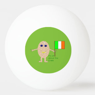 Balle De Ping Pong Balle Patriotique Irlandais Oeuf Ping Pong