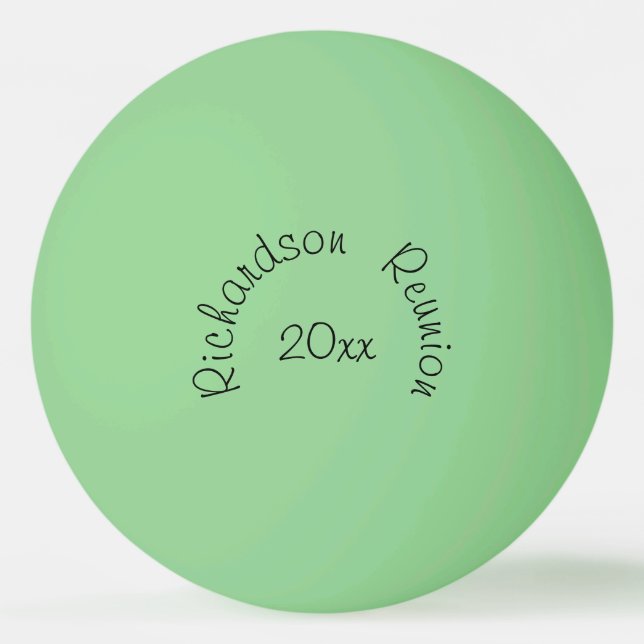 Balle De Ping Pong Balle Ping Pong - Réunion en famille (Dos)