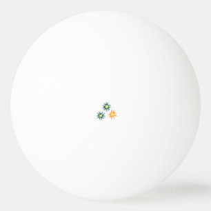 Balle De Ping Pong Banane jaune, bleu foncé vert, décoratif