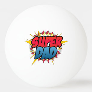 Balle De Ping Pong Bande dessinée Inspiré Super Papa