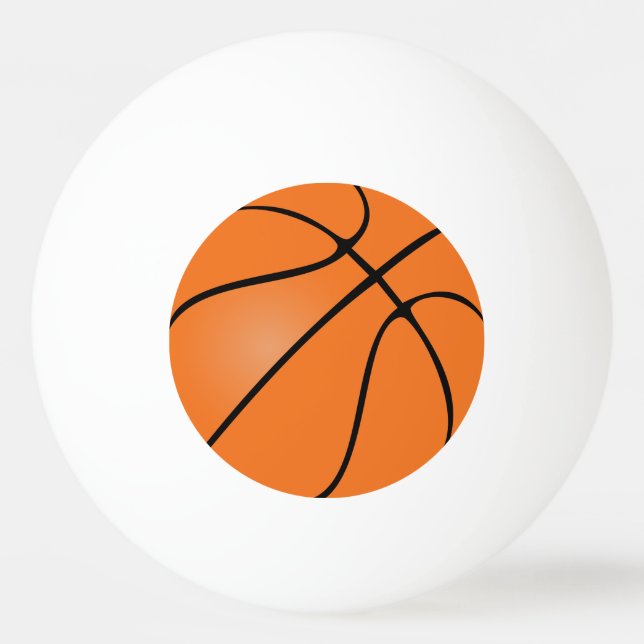 Balle De Ping Pong Basket-ball, (Devant)