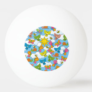 Balle De Ping Pong Bébé Animaux Arrière - plan