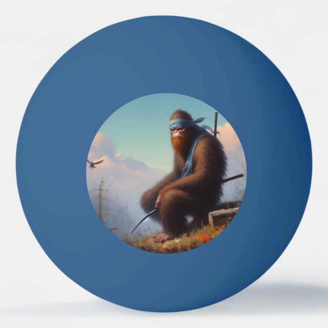 Balle De Ping Pong Bigfoot Ninja (Devant)