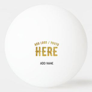 BALLE DE PING PONG BLANC PERSONNALISABLE MODERNE DE MARQUE VÉRIFIÉ ST