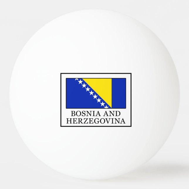Balle De Ping Pong Bosnie-Herzégovine (Devant)