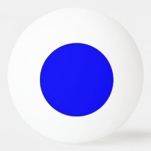 Balle De Ping Pong Boule de ping-pong - cercle intime bleu simple