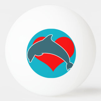 Balle De Ping Pong Boule de ping-pong de Luv de dauphin
