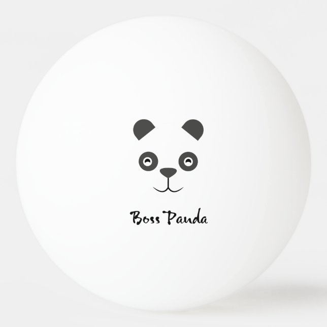 Balle De Ping Pong Boule de ping-pong de panda de patron (Devant)