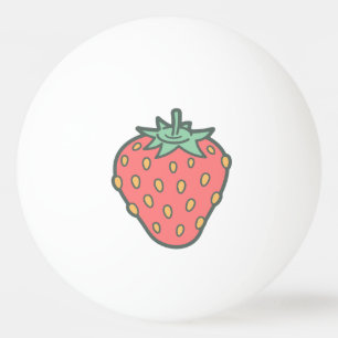 Balle De Ping Pong Boule de ping-pong Icône fraise