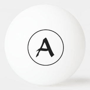 Balle De Ping Pong Boule de ping-pong INITIALE PERSONNALISÉE
