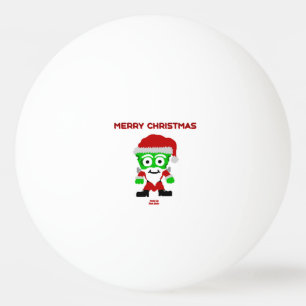 Balle De Ping Pong Boule de ping-pong Père Noël FrankenCheese