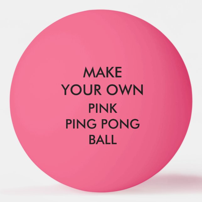 Balle De Ping Pong Boule de ping-pong ROSE personnalisée par coutume (Devant)