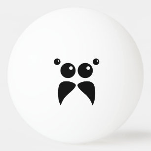 Balle De Ping Pong Boule de ping-pong sautante de visage d'araignée