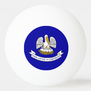Balle De Ping Pong Boule de ping-pong spéciale avec Drapeau de Louisi