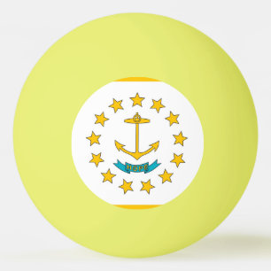 Balle De Ping Pong Boule de ping-pong spéciale avec Drapeau de Rhode