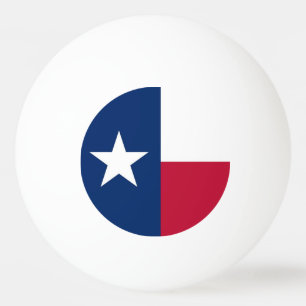 Balle De Ping Pong Boule de ping-pong spéciale avec Drapeau du Texas,