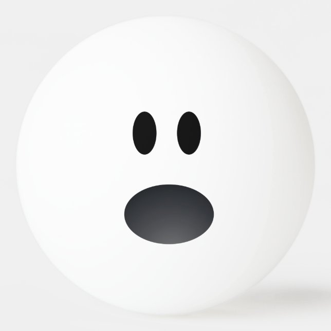 Balle De Ping Pong Boule de ping-pong visage choqué (Dos)
